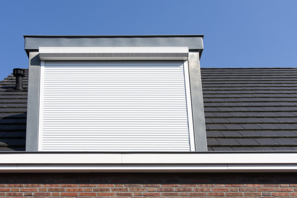 Dormer window with rolling safety  shutter - Photo, Image