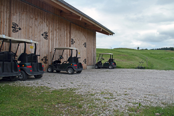 golfové vozíky - Fotografie, Obrázek
