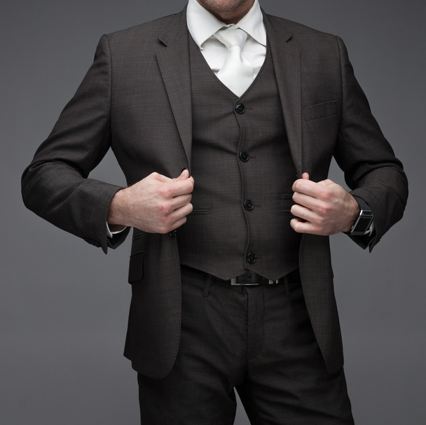 hombre de negocios en traje - Foto, Imagen