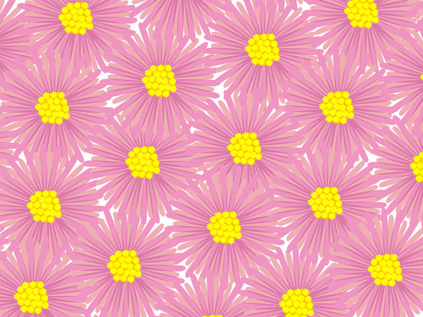 Flowers pattern - Vektor, Bild