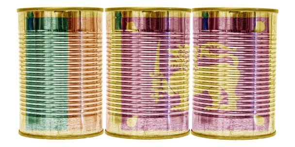 スリランカのブリキ缶フラグ - 写真・画像