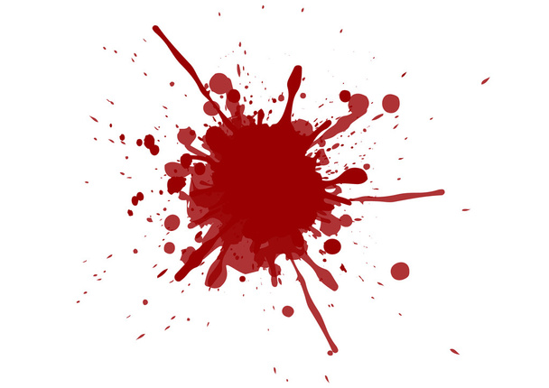 Vector splatter red color background. illustration vector design - Vector, Imagen