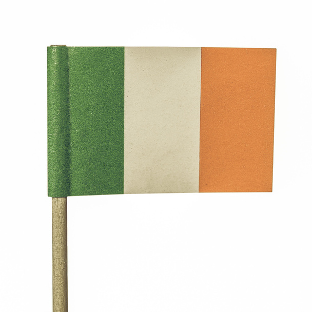 Vintage looking Irish flag - Photo, Image