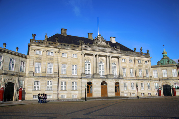 Amalienborg palace in Copenhagen, Denmark - Valokuva, kuva