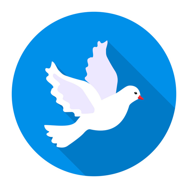 Dove icon of vector illustration for web and mobile - Διάνυσμα, εικόνα