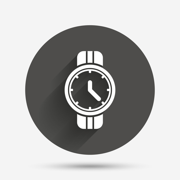 Mechanical clock time icon - Vetor, Imagem