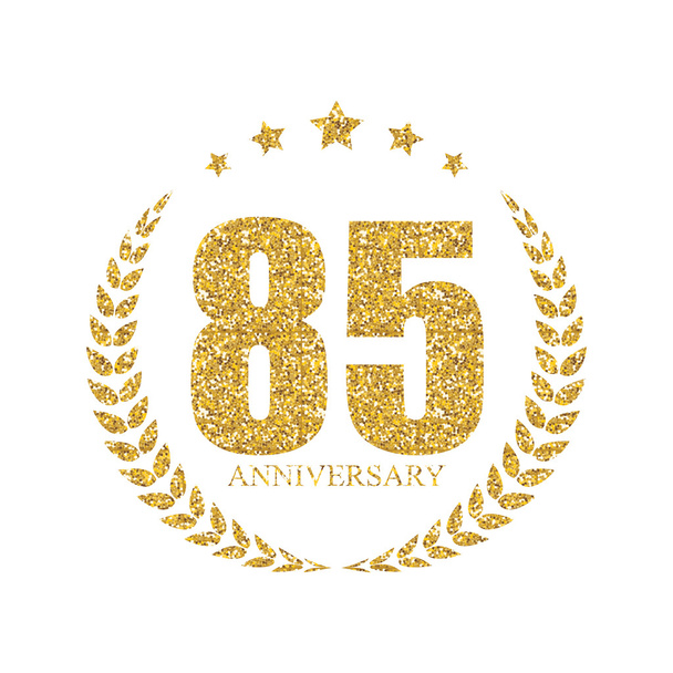 Modelo Logo 90 Anos Aniversário Vector Ilustração
 - Vetor, Imagem