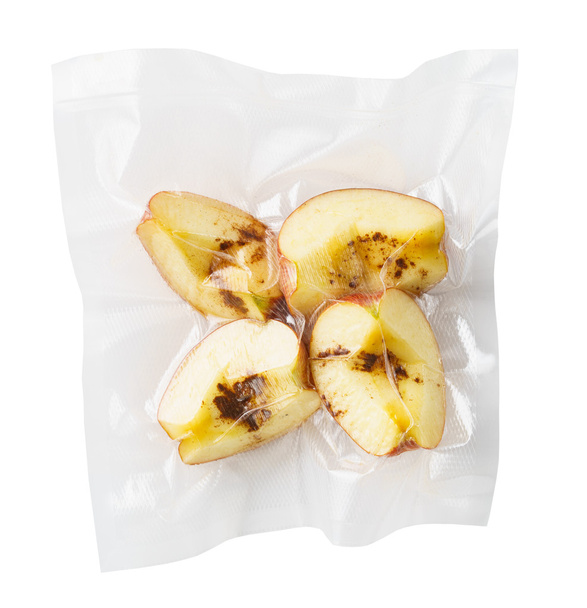 Manzanas selladas al vacío
 - Foto, imagen