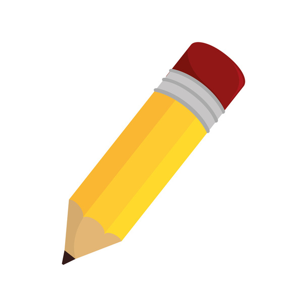 μολύβι σχολείο εικονίδιο εργαλείο σχεδιασμού - Διάνυσμα, εικόνα