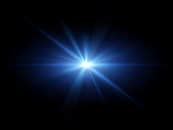 Μπλε φως επίδραση ειδικά ενάντια σε ένα σκοτεινό φόντο ilustration. - Φωτογραφία, εικόνα
