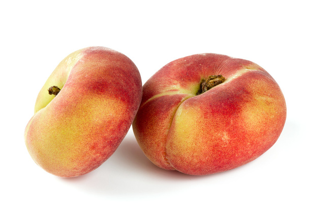 donut peaches isolated on white - Foto, afbeelding
