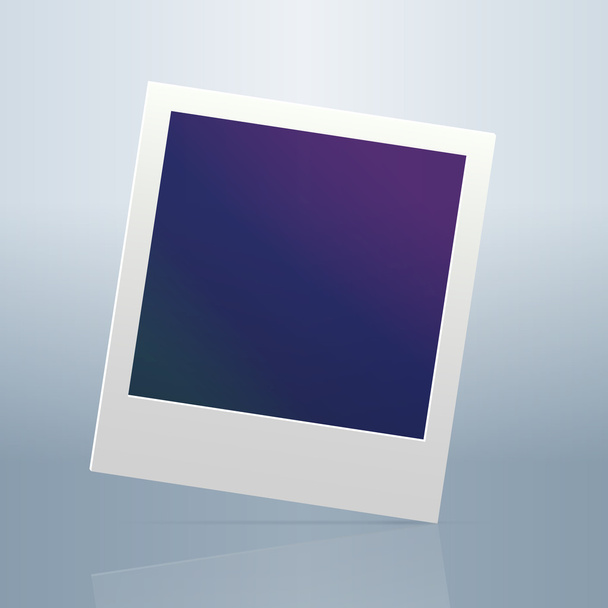 Instant blank photo frame - Vector, Image