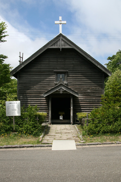 kostel, kaple, historické vesnice hokkaido, Japonsko - Fotografie, Obrázek
