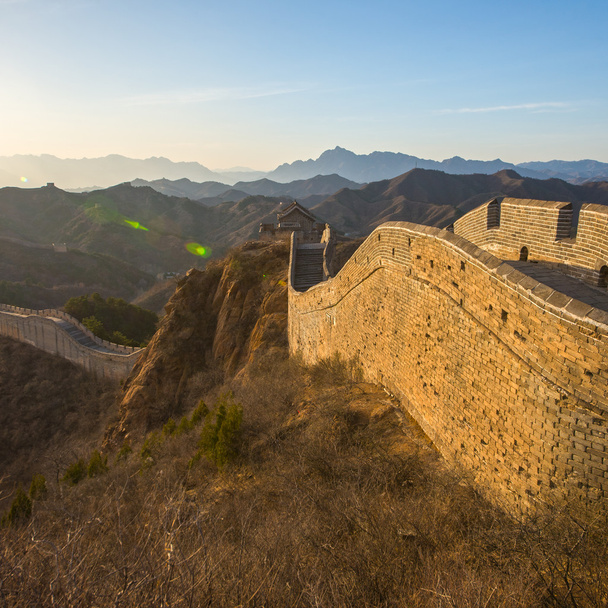 majestuosa gran pared de china - Foto, imagen