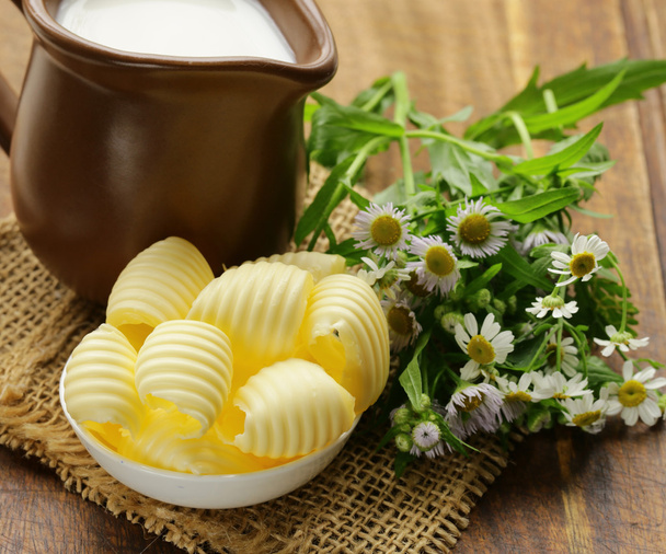 natural organic butter, dairy product - Fotografie, Obrázek