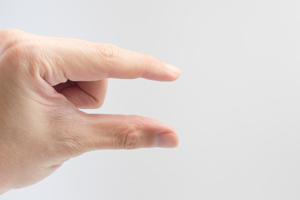 Taille du doigt ou posture de l'échelle
 - Photo, image