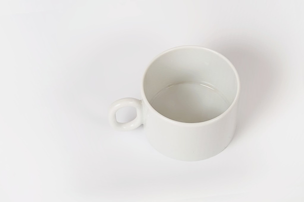 Empty white cup - Фото, изображение