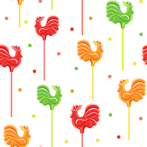 Lollipops pollas patrón sin costuras
 - Vector, imagen