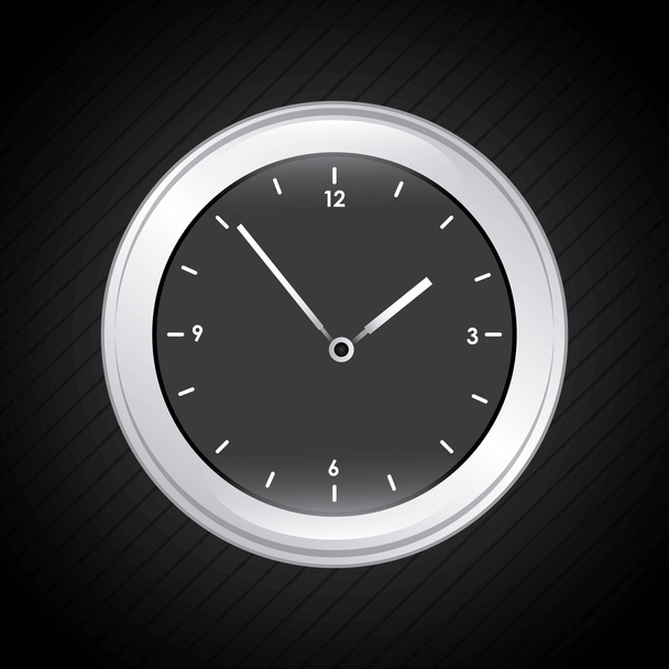 time clock watch icon - ベクター画像