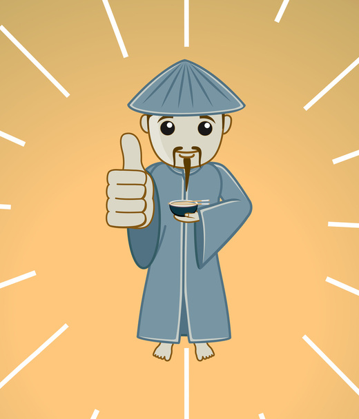 Ancient Chinese Chef - Вектор,изображение