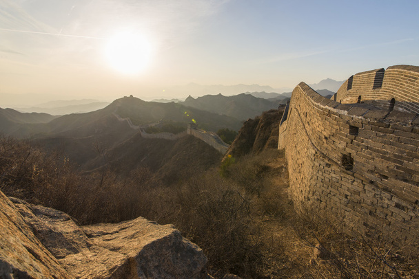 μεγαλοπρεπές μεγάλο τείχος της Κίνας - Φωτογραφία, εικόνα