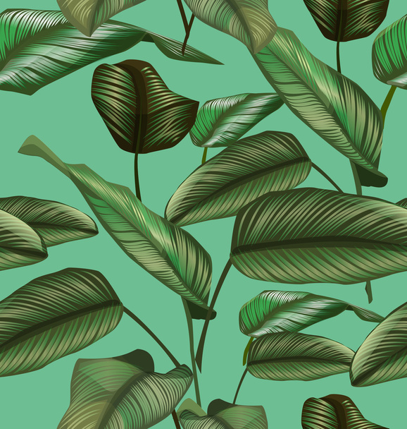 leaf seamless pattern - Vektor, Bild