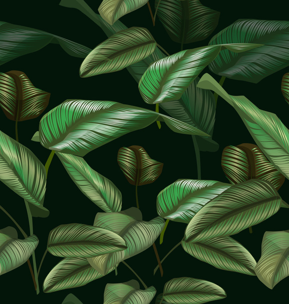 leaf seamless pattern - Vektor, obrázek