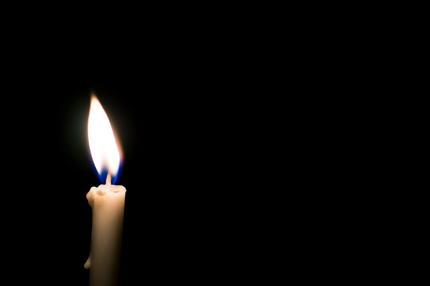 Luz de queimadura de vela
 - Foto, Imagem