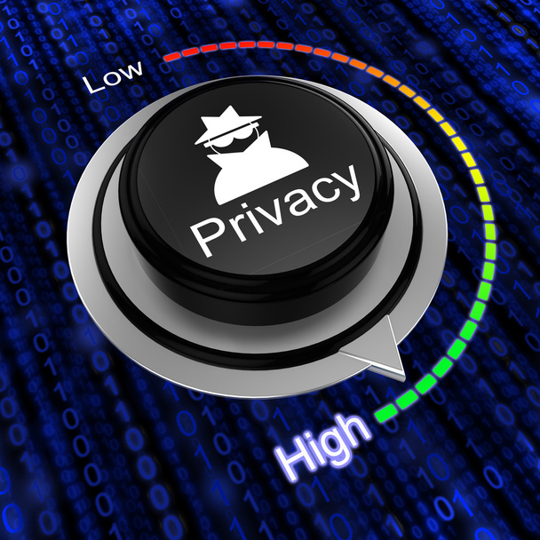 Pyörivä nuppi lisää yksityisyyttä kyberturvallisuus käsite
 - Valokuva, kuva