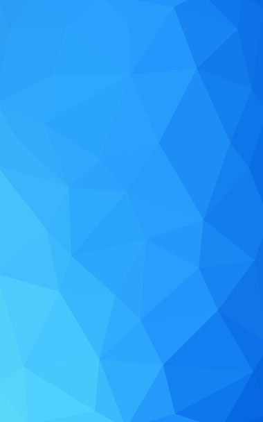 Φως μπλε πολυγωνικό design pattern, που αποτελείται από τρίγωνα και κλίση στο στυλ του origami - Φωτογραφία, εικόνα