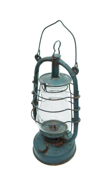 Lámpara vieja de queroseno  - Foto, imagen
