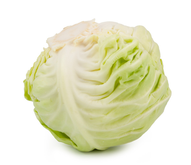 green cabbage isolated - Foto, Imagem