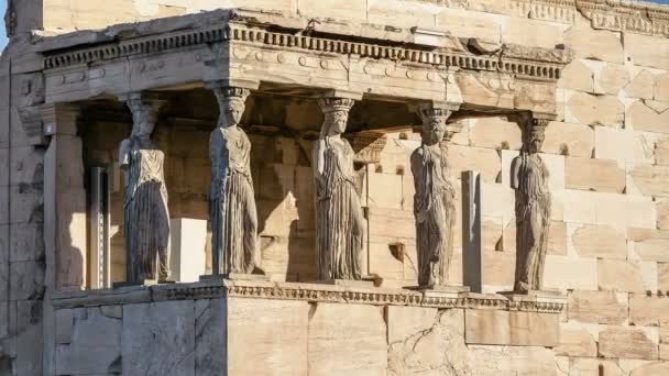Acropolis Caryatides Akropolisz - Felvétel, videó