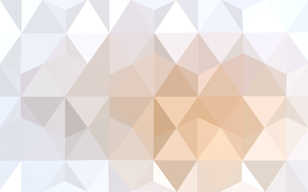 Jasny pomarańczowy wzór wielokątne, które składają się z trójkątów i gradientu w stylu origami - Wektor, obraz