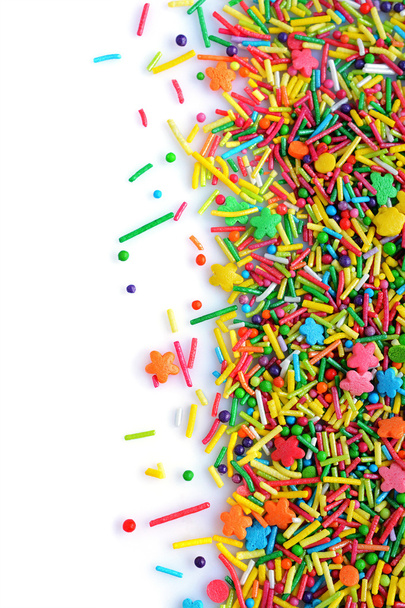Colorful sugar sprinkle dots - Фото, изображение