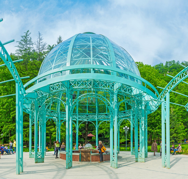 The mineral water pavilion in Borjomi - Foto, imagen