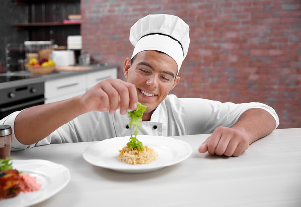Young chef cook   - 写真・画像