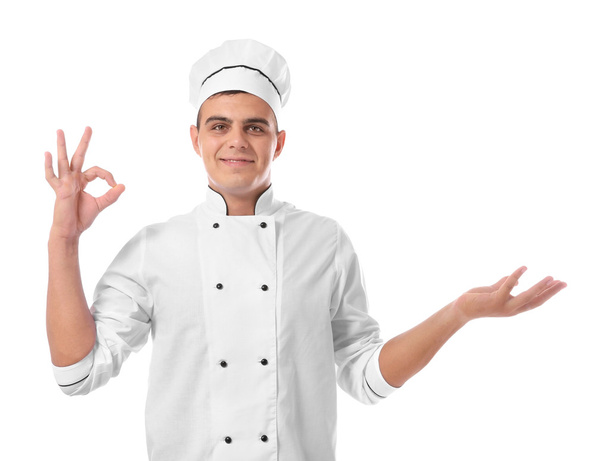 Young chef cook   - Foto, afbeelding