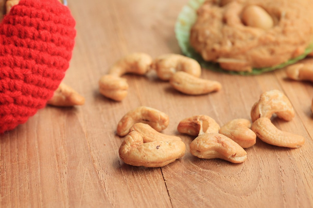 Kešu ořechy semena s cookies - Fotografie, Obrázek