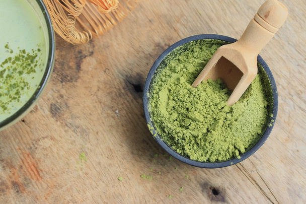 Polvo de té verde Matcha
 - Foto, imagen