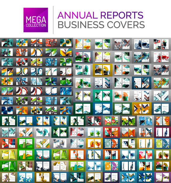 Mega collection of annual report covers - Vector, Image