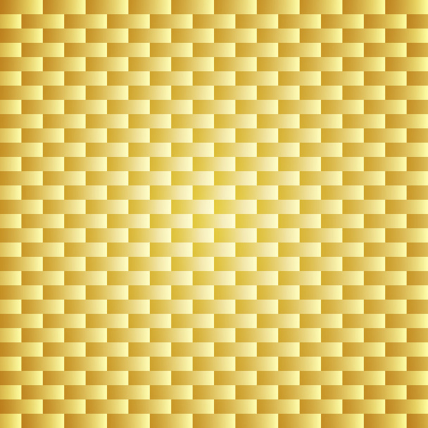Złote carbon kevlar tekstura tło - Wektor, obraz