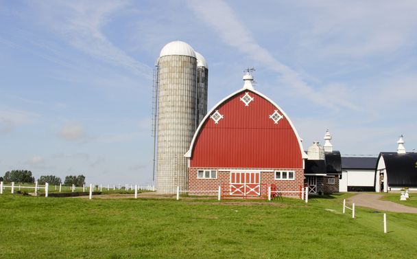 Wisconsin fazenda leiteira vintage
 - Foto, Imagem