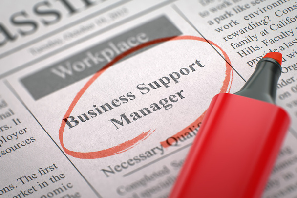 Business Support Manager most. 3D. - Fotó, kép