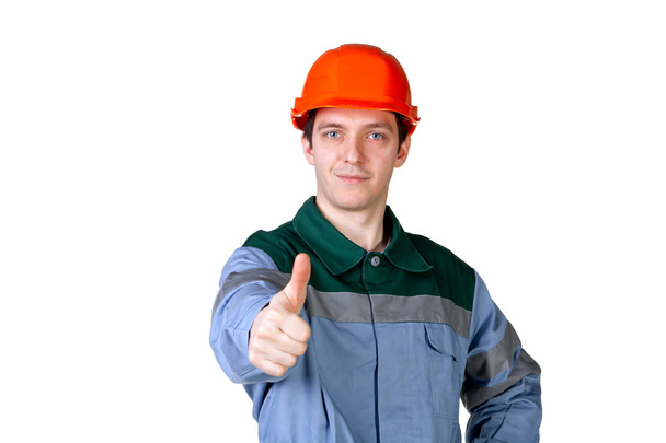 Picture of a young construction worker - Foto, Bild