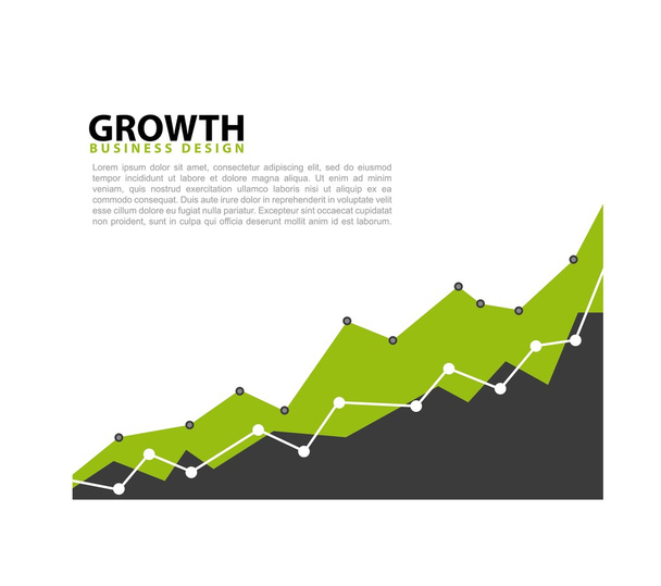 groei fondsen economie concept - Vector, afbeelding