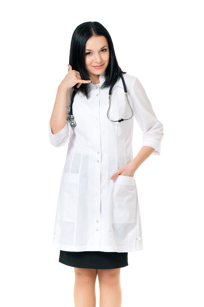 Портрет женщины-врача - Фото, изображение