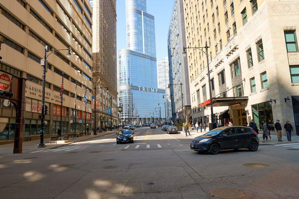 Street of Chicago at daytime - Foto, afbeelding
