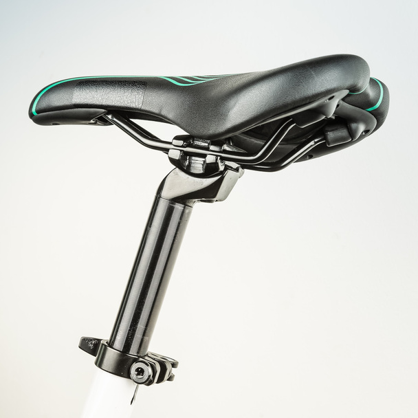 Leather bicycle saddle - Valokuva, kuva