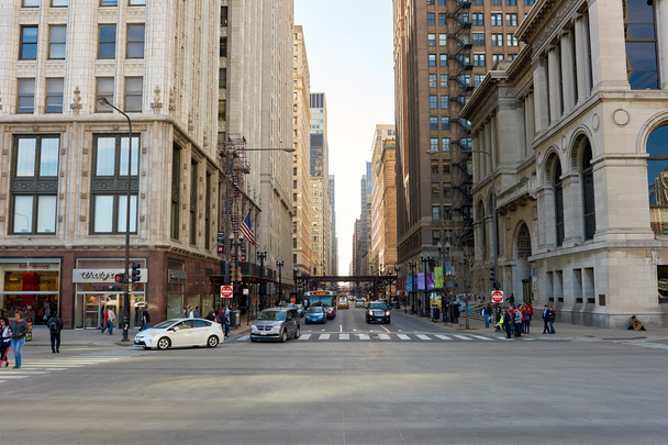 Street of Chicago at daytime - Foto, immagini